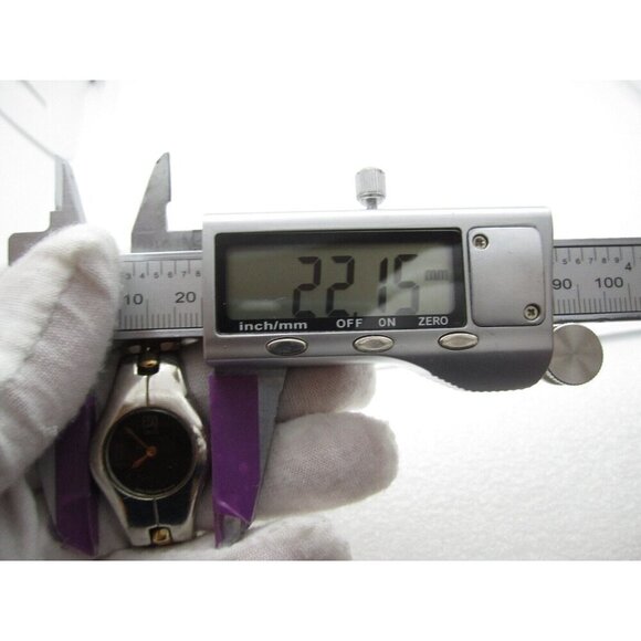 Women ESQ Swiss Quartz WR Analog 22mm Round Watch (H613) "New Battery" - Picture 2 of 12